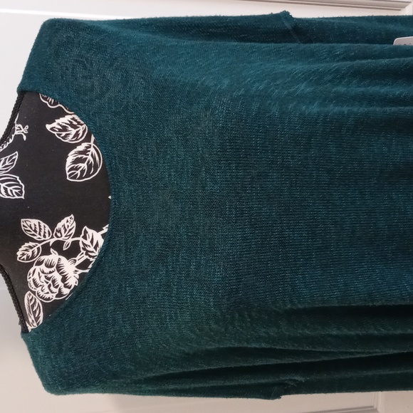 🆕️ 🌬Free People🌬 - Deep Teal Shadow Hacci Oversize Open Back Sweater Top - Picture 7 of 14